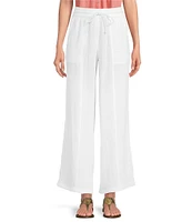 Lucky Brand Gauze High Rise Wide Leg Pants