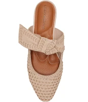 Lucky Brand Grenaldie Woven Leather Mules