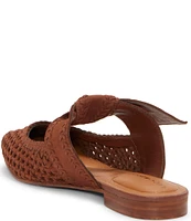 Lucky Brand Grenaldie Woven Leather Mules