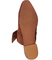 Lucky Brand Grenaldie Woven Leather Mules