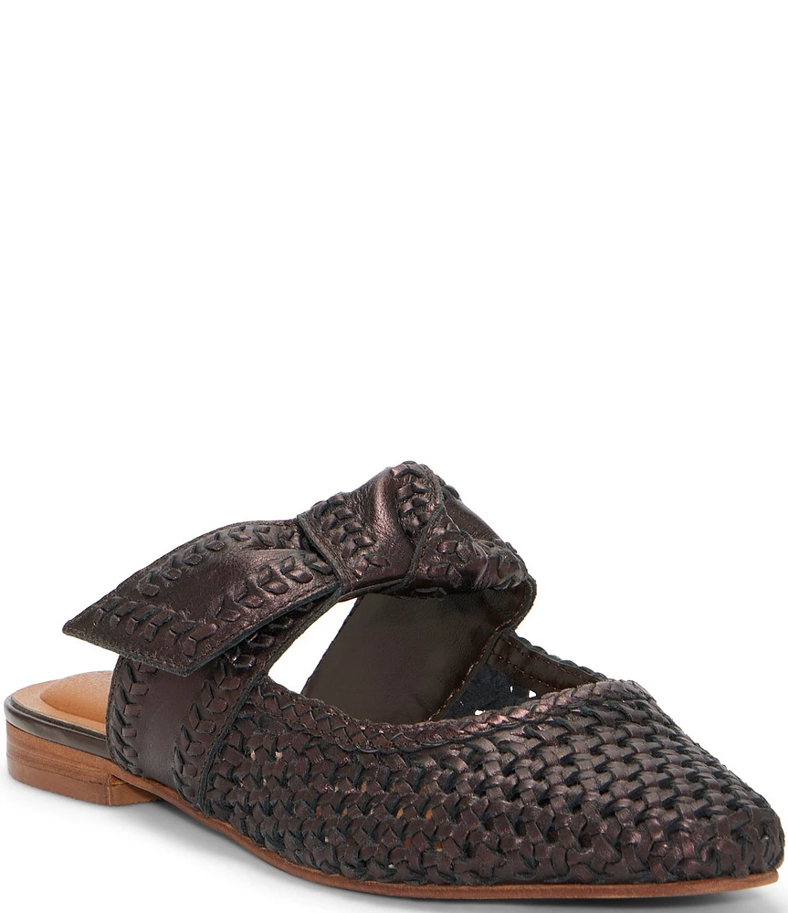 Lucky Brand Grenaldie Woven Metallic Mules