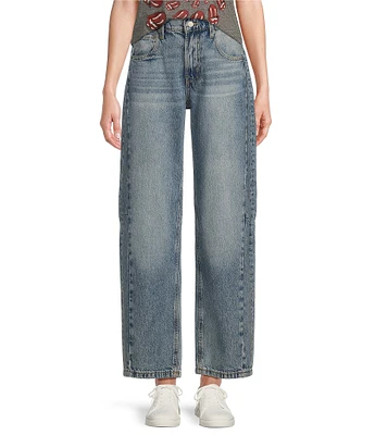 Lucky Brand High-Rise Ankle Length Barrel Wide Leg Jeans