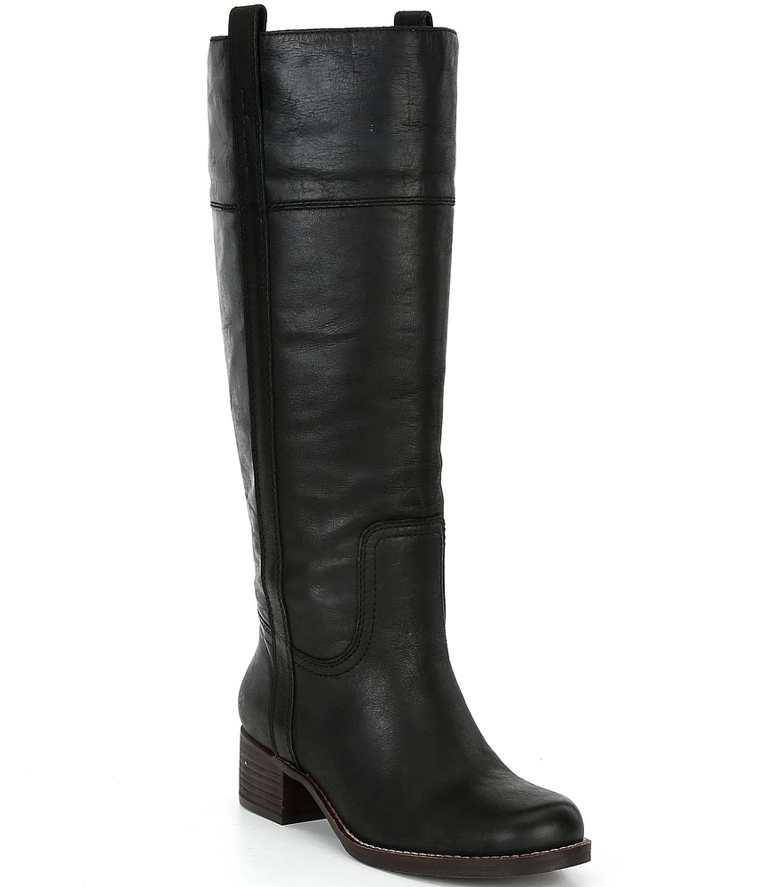 Lucky Brand Hybiscus Leather Tall Riding Boots