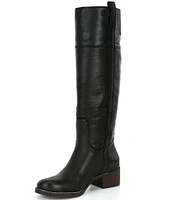 Lucky Brand Hybiscus Leather Tall Riding Boots