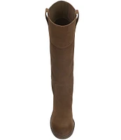 Lucky Brand Hybiscus Suede Tall Riding Boots