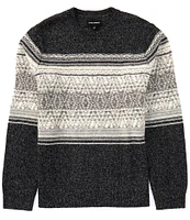 Lucky Brand Intarsia Crew Neck Sweater