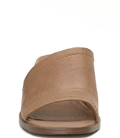 Lucky Brand Jamira Asymmetrical Leather Slides