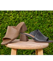 Lucky Brand Jamira Asymmetrical Leather Slides