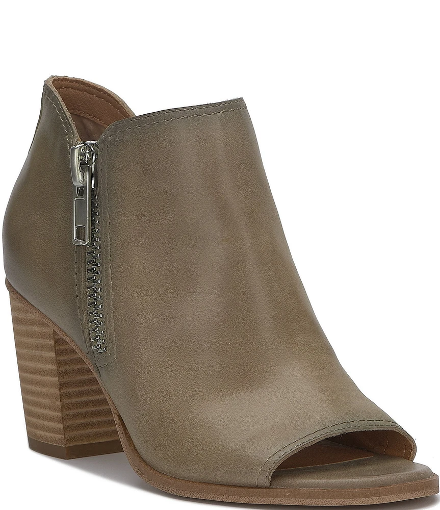 Lucky Brand Joseleen Leather Double Zip Shooties