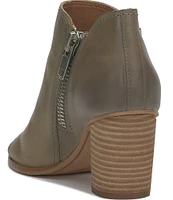 Lucky Brand Joseleen Leather Double Zip Shooties