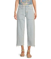 Lucky Brand Legend Stretch Denim High Rise Wide Leg Jeans