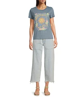 Lucky Brand Legend Stretch Denim High Rise Wide Leg Jeans