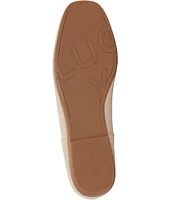 Lucky Brand Leimmer Leather Ballet Flats