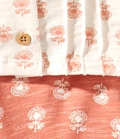 Lucky Brand Little Girls 4-6X Sleeveless Tank Top & Shorts Set