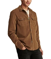 Lucky Brand Cole Hauser Long Sleeve Button Front Corduroy Workshirt