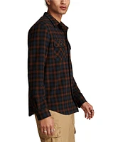 Lucky Brand Long Sleeve Plaid Brushed Jersey Shirt