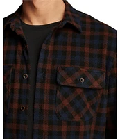 Lucky Brand Long Sleeve Plaid Brushed Jersey Shirt