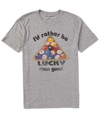 Lucky Brand Billards Short Sleeve Graphic T-Shirt