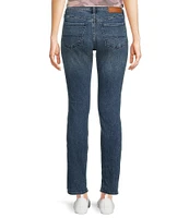 Lucky Brand Mid Rise Sweet Straight Leg Ankle Length Stretch Denim Jeans