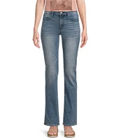 Lucky Brand Mid Rise Sweet Straight Leg Ankle Length Stretch Denim Jeans