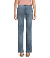 Lucky Brand Mid Rise Sweet Straight Leg Ankle Length Stretch Denim Jeans