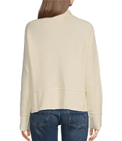 Lucky Brand Mock Neck Long Sleeve Pull-On Sweater