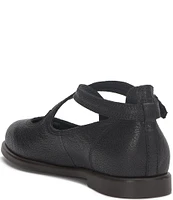 Lucky Brand Necia Leather Cross Strap Mary Jane Flats