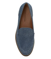 Lucky Brand Palani Washed Denim Loafers