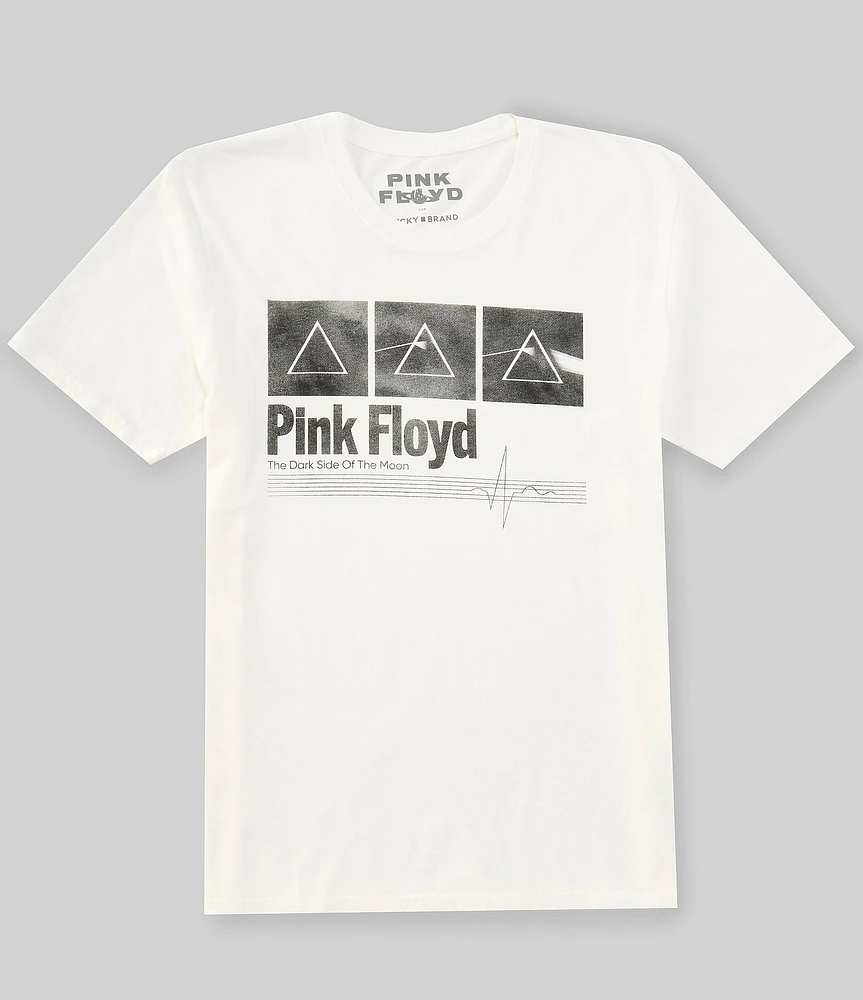 Lucky Brand Pink Floyd Dark Side Short Sleeve Graphic T-Shirt