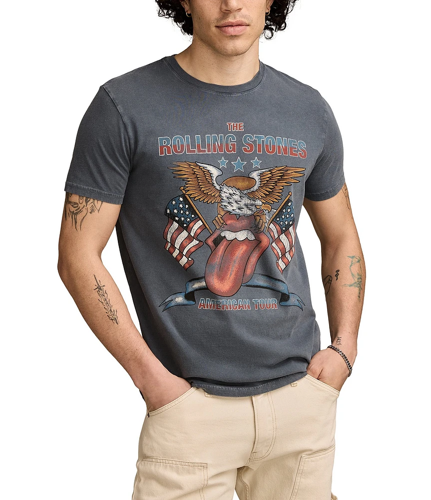 Lucky Brand Rolling Stones Eagle Short Sleeve T-Shirt