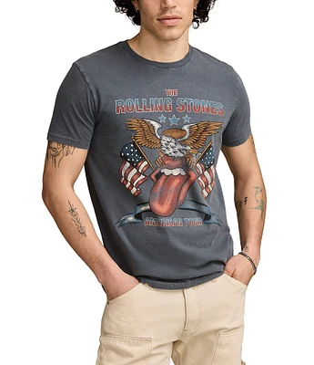 Lucky Brand Rolling Stones Eagle Short Sleeve T-Shirt