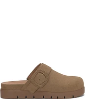 Lucky Brand Sachie Suede Mule Clogs