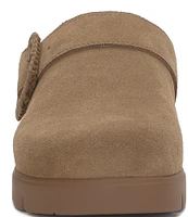 Lucky Brand Sachie Suede Mule Clogs