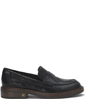 Lucky Brand Salima Leather Snake Print Loafers