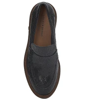 Lucky Brand Salima Leather Snake Print Loafers