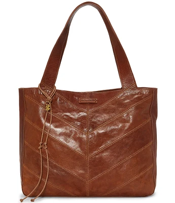 Lucky Brand Sash Chevron Leather Tote Bag