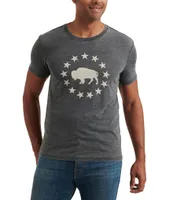 Lucky Brand Short-Sleeve Buffalo Stars Graphic T-Shirt