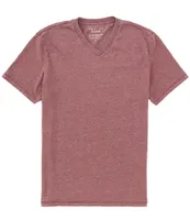 Lucky Brand Short Sleeve Burnout V-Neck T-Shirt