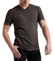 Lucky Brand Short Sleeve Burnout V-Neck T-Shirt