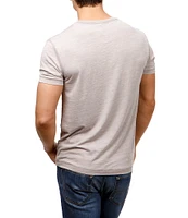 Lucky Brand Short Sleeve Burnout V-Neck T-Shirt