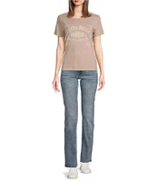 Lucky Brand Short Sleeve Crewneck Graphic Tee