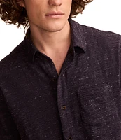 Lucky Brand Short Sleeve Linen Shirt