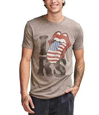 Lucky Brand Short Sleeve Rolling Stones T-Shirt