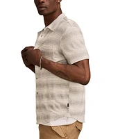 Lucky Brand Short Sleeve Stripe Button-Front Shirt