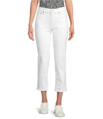 Lucky Brand Stretch Denim Mid Rise Cropped Relaxed Fit Jeans