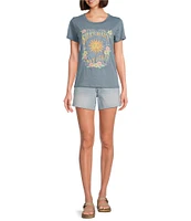 Lucky Brand Stretch Denim Mid Rise Shorts