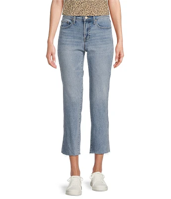 Lucky Brand Sweet Crop Stretch Denim Mid-Rise Straight Leg Jeans