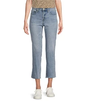 Lucky Brand Sweet Crop Stretch Denim Mid-Rise Straight Leg Jeans