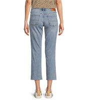 Lucky Brand Sweet Crop Stretch Denim Mid-Rise Straight Leg Jeans