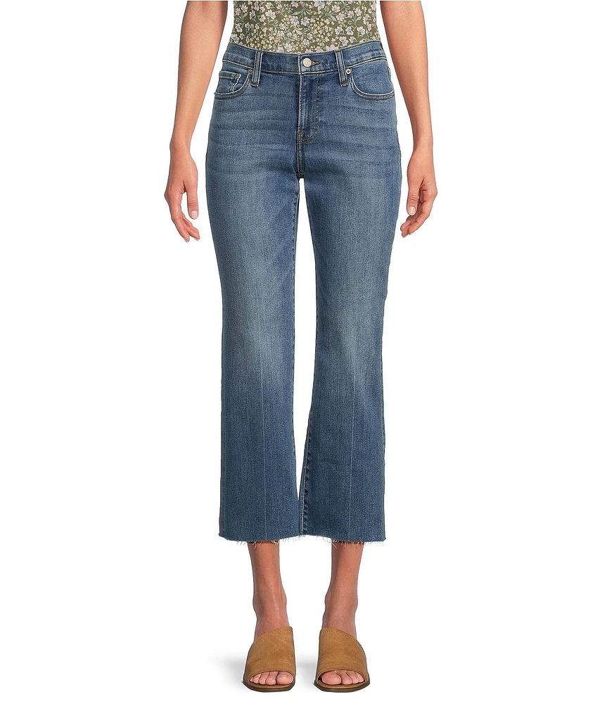 Lucky Brand Sweet Relaxed Straight Leg Denim Kick Crop Jeans
